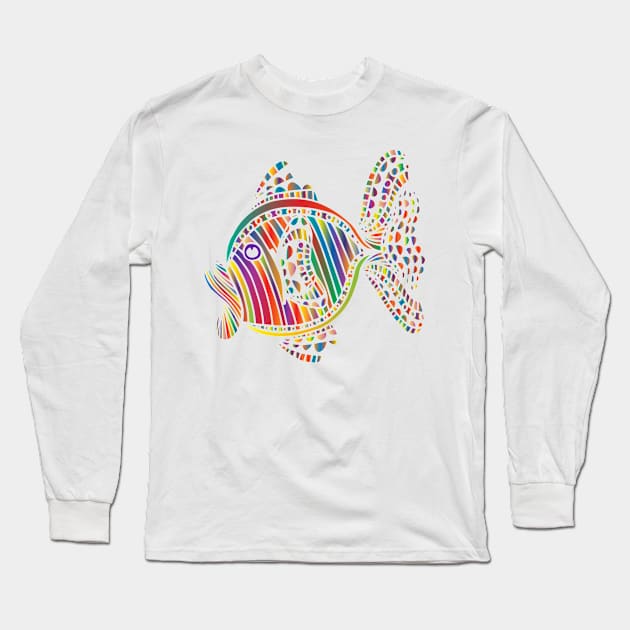 Colorful Fish Long Sleeve T-Shirt by expressimpress